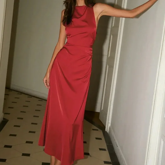 Commense | Dresses | Commense Cowl Neck Satin Back Cross Long Dress Various Sizes Nwt | Poshmark Commense | Dresses | Commense Cowl Neck Satin Back Cross Long Dress Various Sizes Nwt | Poshmark